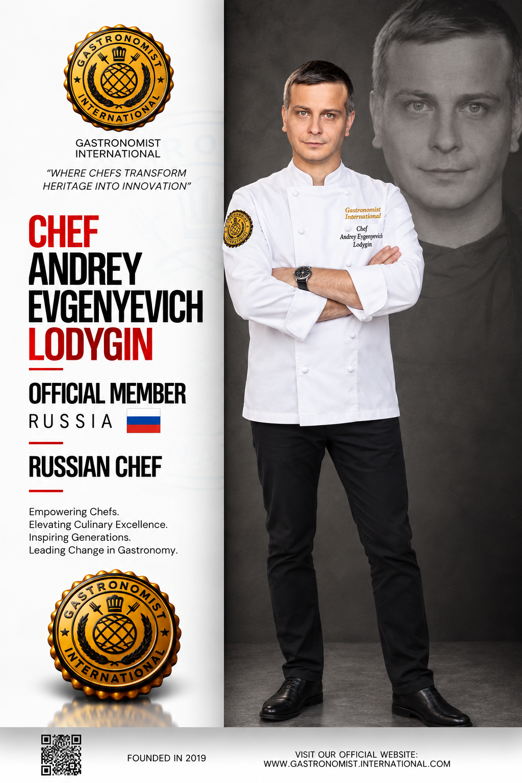 Chef Andrey Evgenyevich Lodygin: 23 Years of Culinary Craft, Discovery, and Reinvention