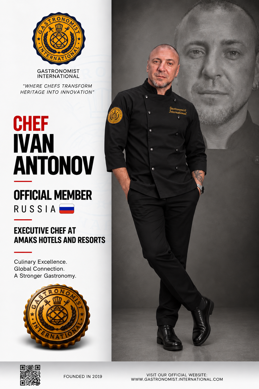 Chef Ivan Antonov: 18 Years in Hospitality, Culinary Leadership, and Two Russian National Records