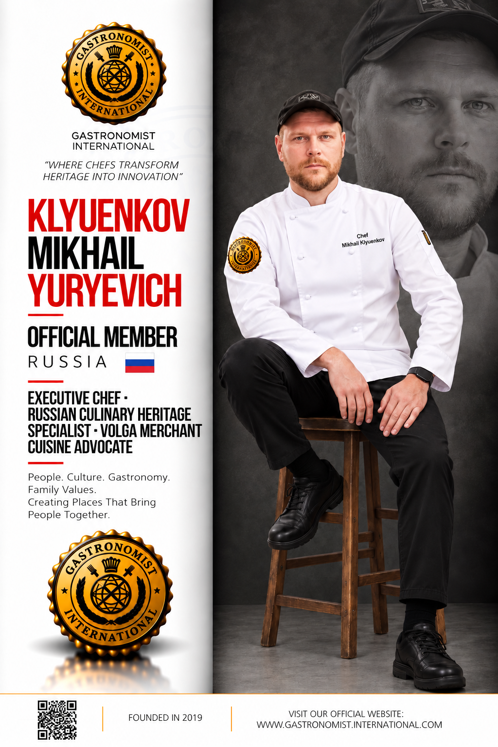 Chef Mikhail Yuryevich Klyuenkov: Reviving the Culinary Heritage of Russia’s Volga Region
