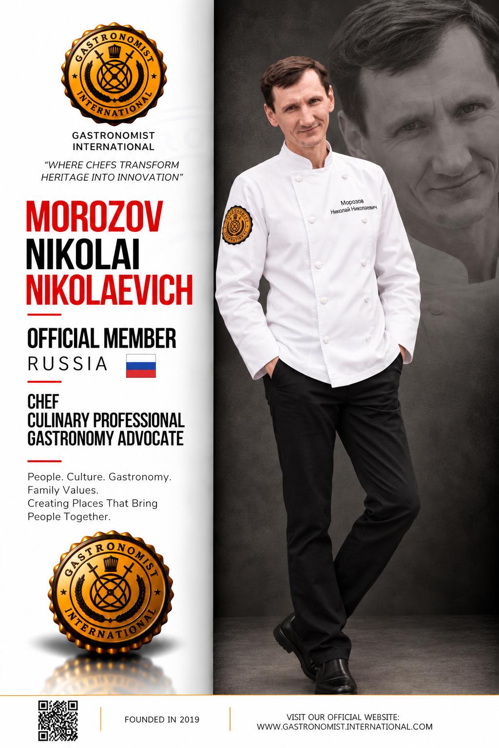 Chef Morozov Nikolai Nikolaevich: Reviving the High Russian Cuisine of the Silver Age