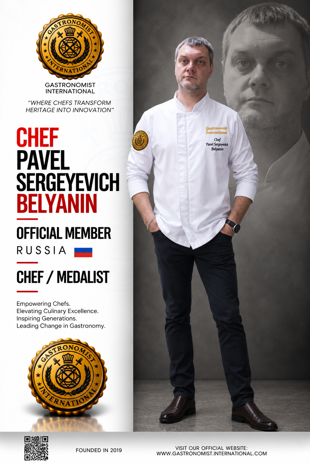 Chef Pavel Sergeyevich Belyanin: A Culinary Journey of Competition, Achievement, and Community