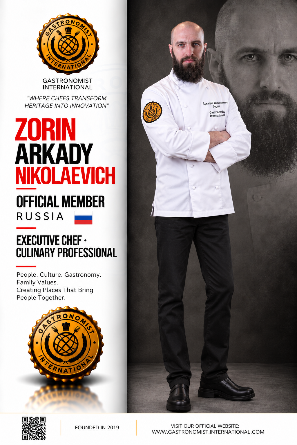 Chef Arkady Nikolaevich Zorin: From Family Traditions to the Art of Fermentation